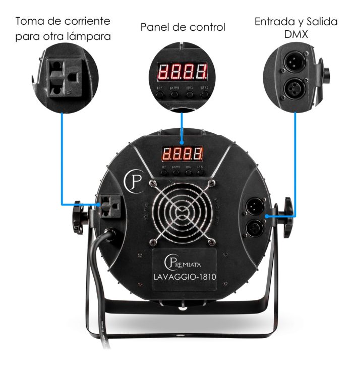 Cañon Led 18x10w Rgb - Imagen 5