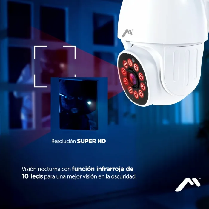 Cámara de seguridad robotizada para exterior 360° - Imagen 4
