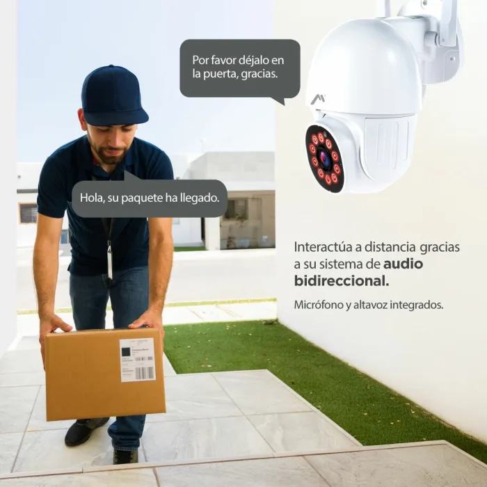 Cámara de seguridad robotizada para exterior 360° - Imagen 6
