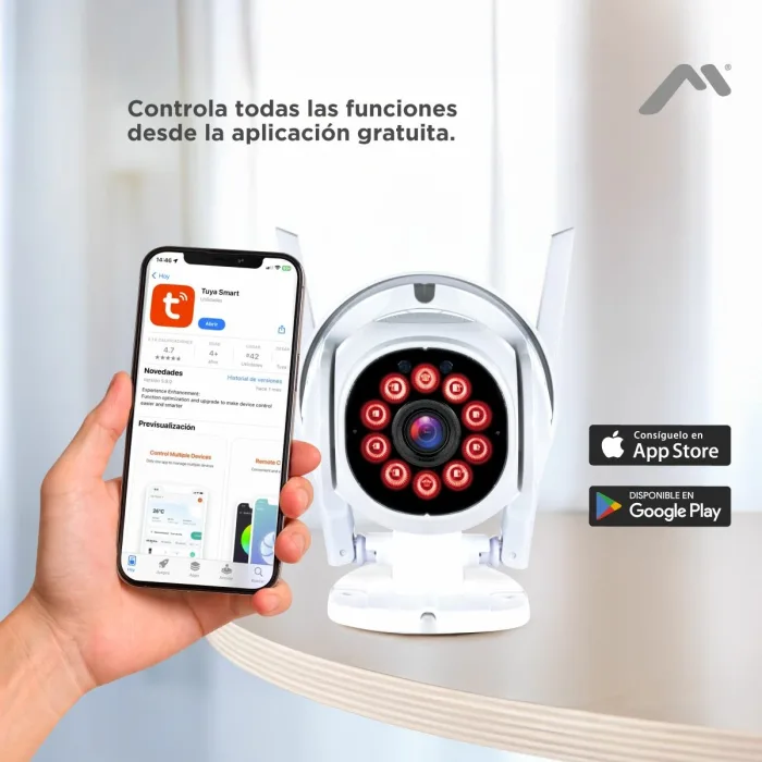Cámara de seguridad robotizada para exterior 360° - Imagen 9