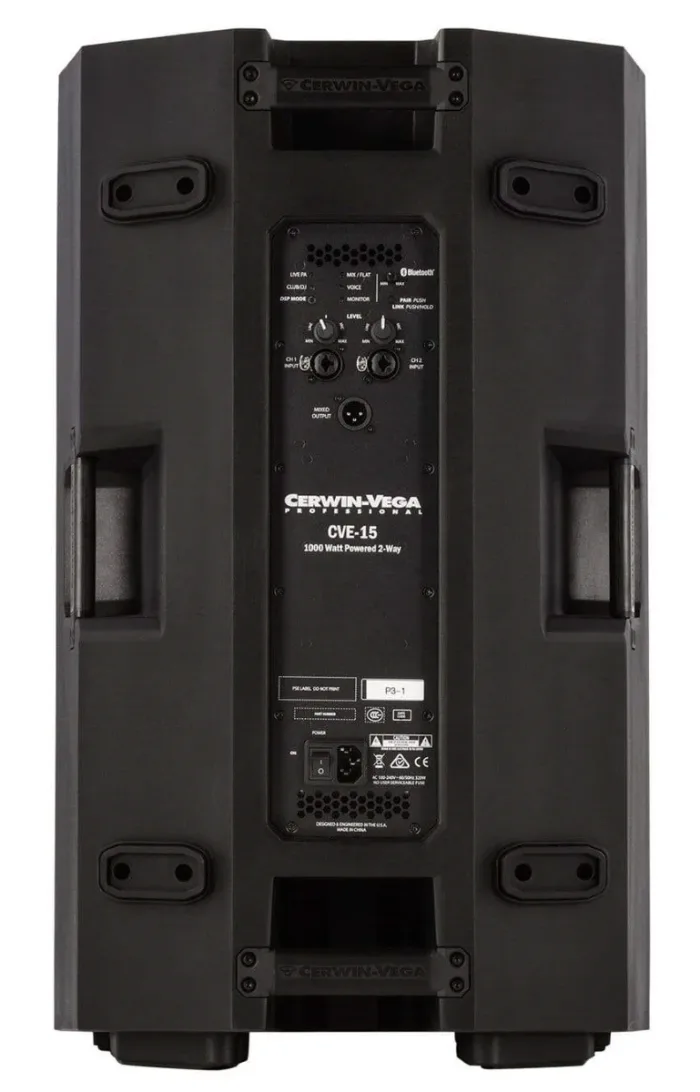 Bafle Amplificado 15 Pulgadas 2 vias Cerwin Vega CVE-15 - Imagen 6