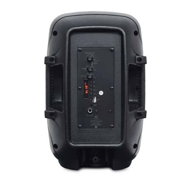 Bafle Bocina portátil | STF Boom Thunderlight | 8" pulgadas 2.5hrs uso Karaoke 35W función TWS audio inalámbric - Imagen 5